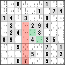 Hidden Pair Sudoku Technique