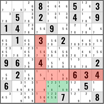 Hidden Triple Sudoku Technique