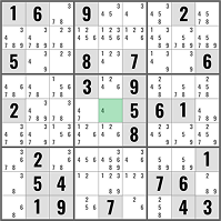 Hidden Single Sudoku Technique
