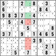 Pointing Pair Sudoku Technique